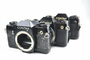 * Junk *CONTAX Contax 137 MA QUARTZ body 3 pcs together *#13658