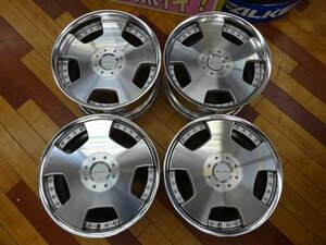 ユーロライン18インチホイール4本　18x8.5J　9.5J　4/5H　PCD114.3　OFF45　川越