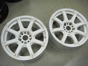 ワークエモーションXC8/17インチホイール2本　17x9.0J　5H　PCD114.3　OFF38　川越