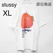 stussy ステューシー メンズ レディース Tシャツ 半袖 いちご 白 XL WHITE STUSSY STRAWBERRY TEE_画像5