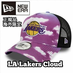 ニューエラnewera キャップ メッシュ スナップ 帽子 レイカーズ LA Lakers Cloud MLB 海外限定 正規品