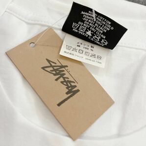 stussy ステューシー 長袖 ロンT カットソー ベイシック ホワイト L メンズ レディース 白 長袖Tシャツの画像7