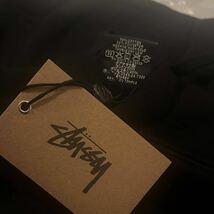 stussy ステューシー Dizzy Stock Hoodie パーカー スウェット L ブラック 黒_画像8