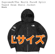 送料込み★Supreme×The North Face★Split Taped Seam Shell Jacket Large Lサイズ Black ブラック 黒 ジャケット シュプリーム ノース_画像1