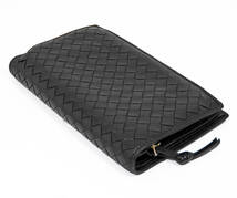 【美品】BOTTEGA VENETA ボッテガ・ヴェネタ イントレチャート長財布 ★札入れ・ジップ小銭入れ・カード8枚 ★正規品 ★全国送料無料♪_画像7