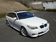 極上■E61後期型■525iツーリング■Mスポーツ■検7年3月■2オナ■禁煙■車庫■パノラマルーフ■黒革■ドラレコ■レグノ■エアコン他修理済_画像1