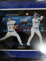 大谷翔平 LAドジャース MLB公式商品 Fanatics Authentic Framed 52cm×44 cm Spotlight Collage　サインは印刷です　写真コラージュ_画像3