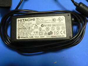 Плата за доставку 230 иен PAD312: Hitachi Notebook PC Ad Ad Adapter Hitachi PC-AP5800 Выход 16 В-2,8A Специальная форма питания = только плоский тип 3,5x6,5 мм.