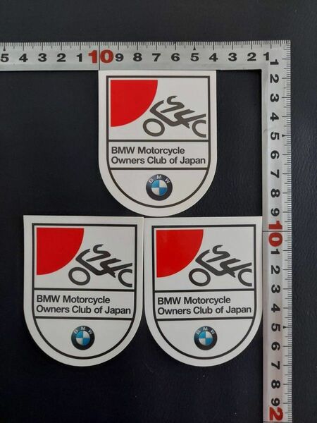 BMW Motorcycle Owners club シール　3枚