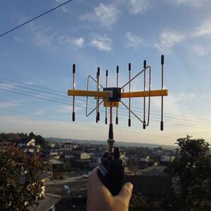 1200MHz 4ele TWIN DELTA LOOP YAGI アンテナ BNC TYPE ( ZHW-HAM-177 )の画像3