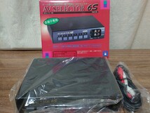 1000円〜【希少絶版品】HORI AV SELECTOR 6S（6台のゲーム機やAV機器を接続可能）未使用品注：必ず商品説明をお読み下さい！_画像2