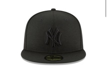 ☆正規品新品☆NEWERA 59FIFTY ニューエラ キャップ 帽子 野球帽 5950シリーズ ヤンキース ブラック×ブラック 62.5cm ユニセックス_画像2