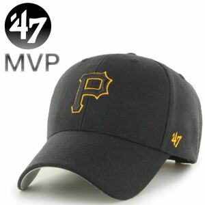 ☆正規品新品☆47BRAND PIRATES MVP フォーティセブン キャップ パイレーツ MVPキャップ MVP20WBV パイレーツ ブラック×イエローロゴ