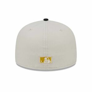 ☆正規品新品☆NEWERA 59FIFTY ニューエラ キャップ 帽子 野球帽 5950シリーズ パドレス ストーン×ブラック ツートーン 61.5cmの画像6