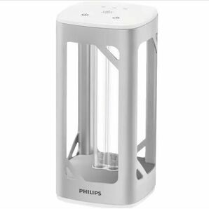 Philips(フィリップス) UVC 除菌ライト 紫外線 パープル 24W 家庭用細菌・ウイルス対策 安全センサー付き シルバー