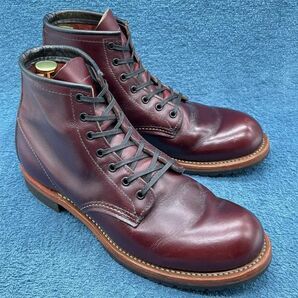 即決★RED WING 定価5万 9011 10年★26cm ワークブーツ レッドウィング 8D ベックマン ラウンドトゥ ブラックチェリー フェザーストーンの画像2