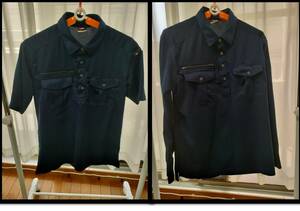 BURTLE　バートル トリコット　半袖シャツ＋長袖シャツ　各１枚　Lサイズ　カラー：ネイビー
