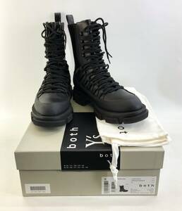 Y's × both ワイズ ブース ヨウジ ヤマモト 42 レースアップブーツ ブラック 黒 MEN'S Lace-up boots GAB903-MB122 箱あり