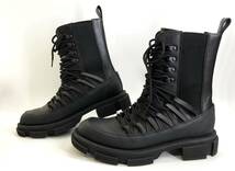 Y's × both ワイズ ブース ヨウジ ヤマモト 42 レースアップブーツ ブラック 黒 MEN'S Lace-up boots GAB903-MB122 箱あり_画像3