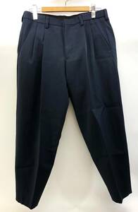  pants bottoms slacks kolor color tuck pants wool 21WCM-P14 SIZE 3 navy 