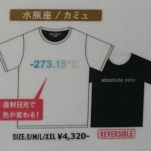 聖闘士星矢 30周年展 黄金聖衣 Tシャツ Lサイズ アクエリアス カミュ リバーシブル仕様 絶対零度 水瓶座 車田正美 黄金聖闘士の画像1