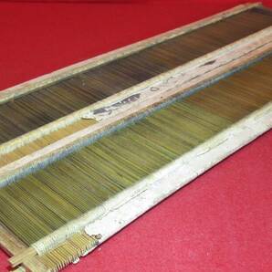 機織り道具『竹製筬(おさ)2枚まとめて』竹筬 機織り機 手織り 古民具レトロ アンティークの画像7