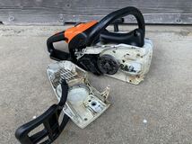 Stihl スチール MS192C 25cmバー エンジン チェンソー チェーンソー カービング チェーンソーアート プロ機 キャンプ アウトドア ジャンク_画像4