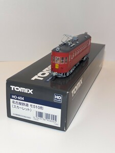 TOMIX HO-604 名古屋鉄道 モ510形 (スカーレット) 