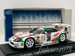 ＜絶版・未使用＞EBBRO　エブロ　1/43　CASTROL TOM'S SUPRA No.36 JGTC 2001　カストロール　トムス　スープラ　黒澤琢弥 / 土屋武士