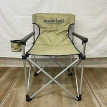 モンベル ベースキャンプチェア 折りたたみ 椅子 アウトドア キャンプ レジャー バーベキュー mc01064232_画像1