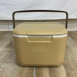 コールマン BEAUTY&YOUTH クーラーボックス コラボ 別注 16qt キャンプ テント タープ アウトドア フェス 野営 グランピング mc01064323