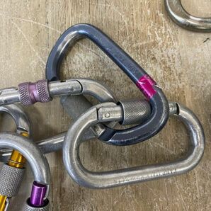 ◆クライミング セット◆お得 !! ペツル Petzl ブラックダイヤモンド mtdax 等 おまとめ カラビナ スリング ラダー 等 mc01063929の画像6