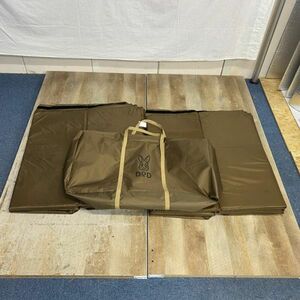 DOD ワンポールテント L用 マット ONEPOLE TENT MAT (L) MA8-771-BR キャンプ アウトドア テントマット 中古品 mc01064785