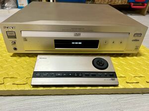 SONY ソニー DVP-S7000 CD/DVDプレーヤー リモコン付き 動作未確認