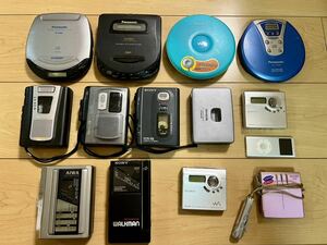 SONY AIWA WALKMAN Panasonic カセットレコーダー CD 動作未確認