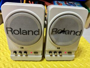 1円スタート Roland スピーカー　MA-12C　MICRO MONITOR モニタースピーカー　ペア　ローランド 音響機材 動作未確認
