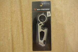 希少★SW-MOTECH 純正マルチツールキーチェーンシルバー ステンレスクイックロックキー TRAX ADV ION EVO 定価3,289円 WER.GIV.022.10000 3