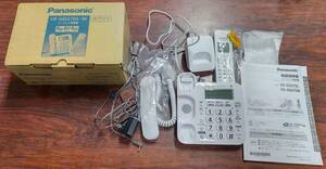 Panasonic コードレス電話機 VE-GD27DL-W（子機1台・ホワイト）　ほぼ未使用