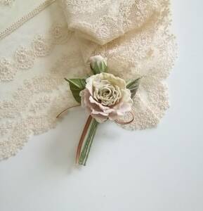  dyeing cloth flower *. attaching Mini rose. corsage 