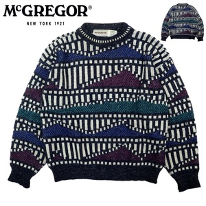 【B2905】【オールド】McGREGOR マックレガー セーター 総柄 サイズL