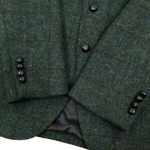 【S3186】【新品同様】TEIJIN MEN'S SHOP×HARRIS TWEED テイジンメンズショップ ハリスツイード テーラードジャケット ウールジャケットの画像5