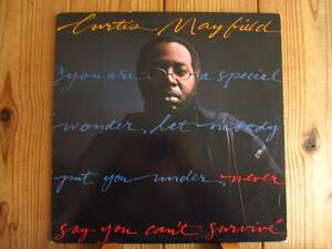 オリジナル / Curtis Mayfield / カーティスメイフィールド / Never Say You Can't Survive / Curtom / CU 5013 / US盤