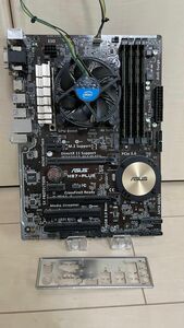 【中古品】ASUS H97-PLUS LGA1150 + Corei5-4590 + DDR3-8GB マザーボードCPUメモリ