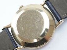 2403-651 オメガ オートマチック 腕時計 cal.501 金色 レザーベルト_画像6