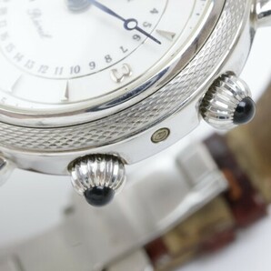 2403-671 モーリスラクロア 手巻き式 腕時計 63511 日付 シェル文字盤 純正ベルトの画像2