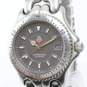 2402-622 タグホイヤー クオーツ腕時計 プロフェッショナル WG1213-K0 日付 純正ベルト
