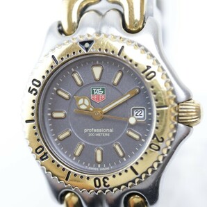 2403-631 タグホイヤー クオーツ腕時計 プロフェッショナル 200M WG1320-2 日付 純正ベルトの画像1