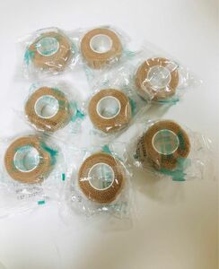 自着性テープ テーピング エラスチックバンデージ 弾性包帯 伸縮性 厚手タイプ 8巻入