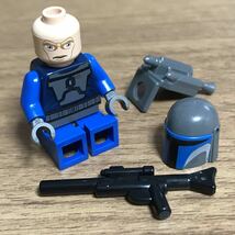 LEGO レゴ ミニフィグ STARWARS スターウォーズ マンダロリアン クローン・ウォーズ ヘルメット ジェットパック 銃_画像3