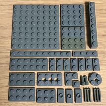 LEGO レゴ ブロック ジャンク品 / グレー 灰色 ダークグレー 暗灰色 ブラック 黒_画像3